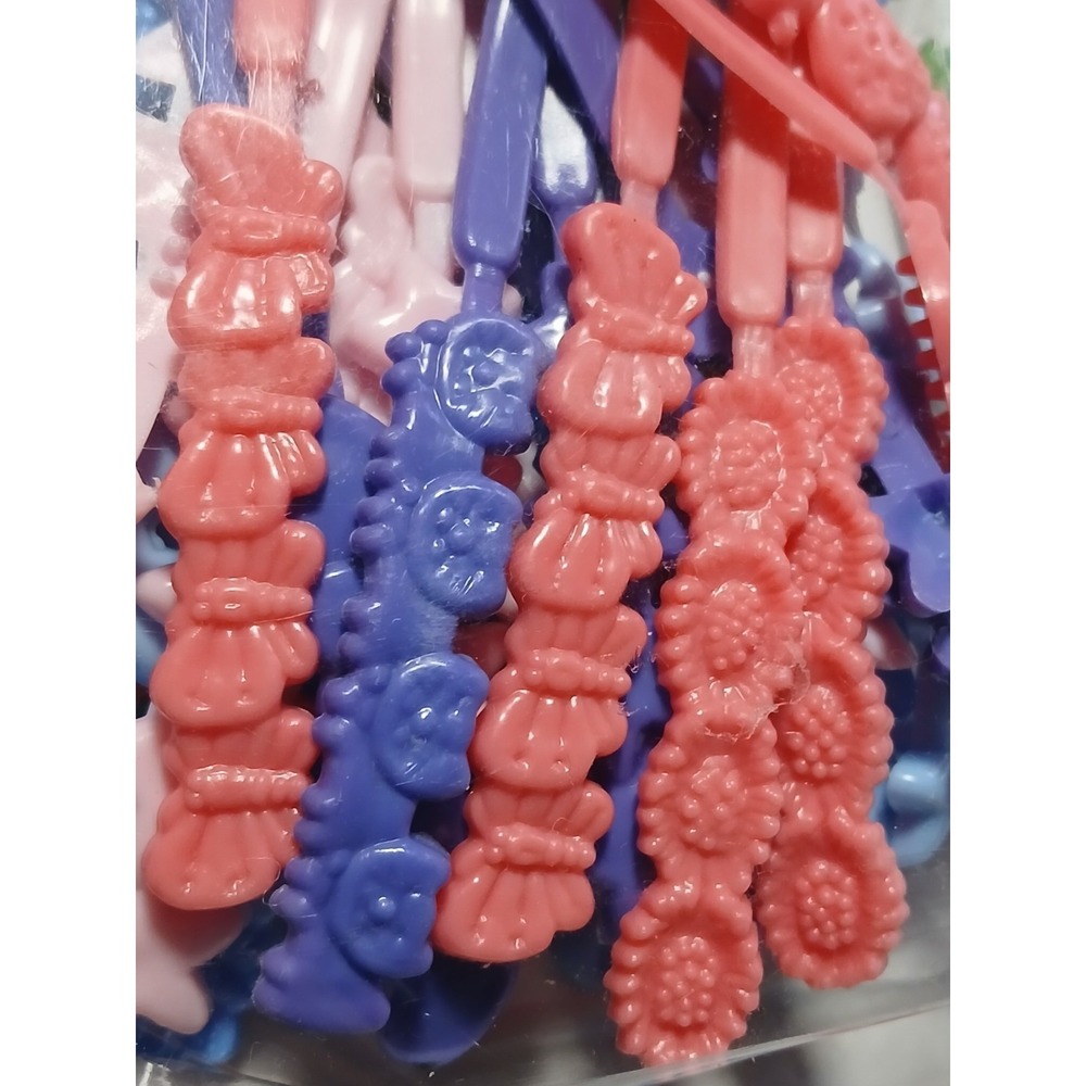 Vintage Tara Hair Accessories Barrettes Multi Pack Plastic Self Hinge Deadstock - Picture 2 of 9